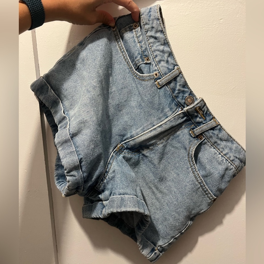 Denim shorts